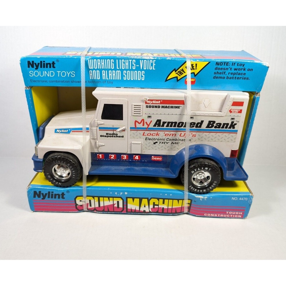 Vintage Nylint‎ Sound Machine My Armored Bank New Sealed 1994 Electronic Talking